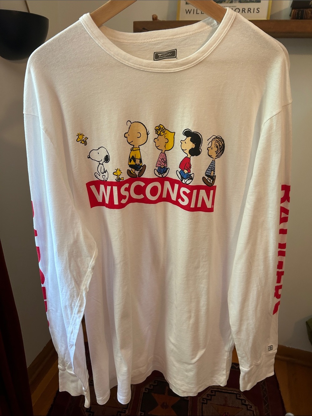 Tailgate Wisconsin Badgers Peanuts Tee